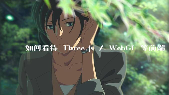 如何看待 Three.js / WebGL 等前端 3D 技术？